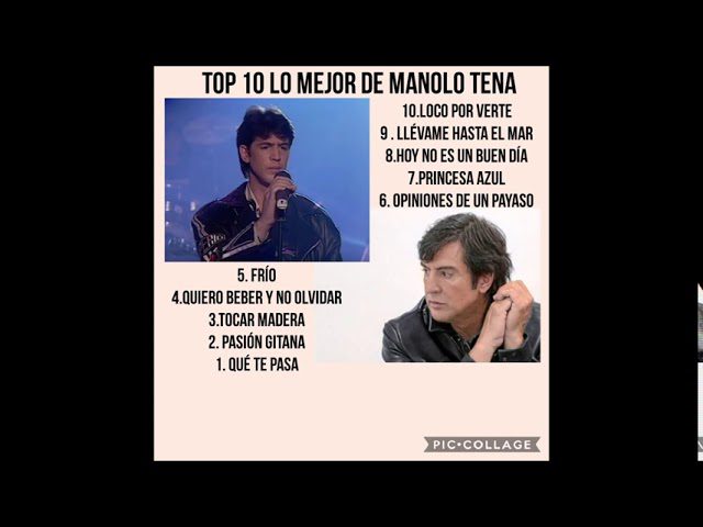 Canciones de	Manolo Tena