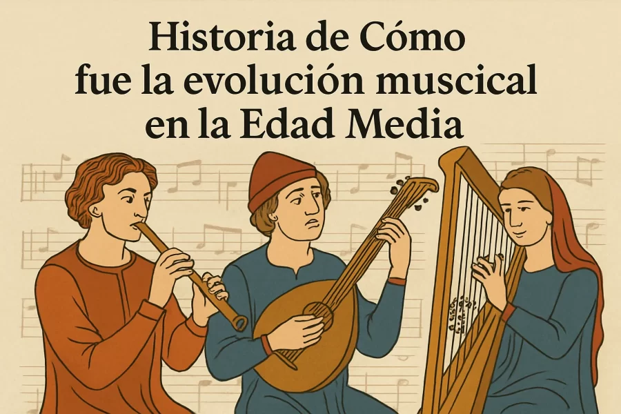 historia de Cómo fue la evolución musical en la Edad Media