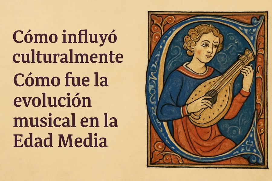cómo influyó culturalmente Cómo fue la evolución musical en la Edad Media