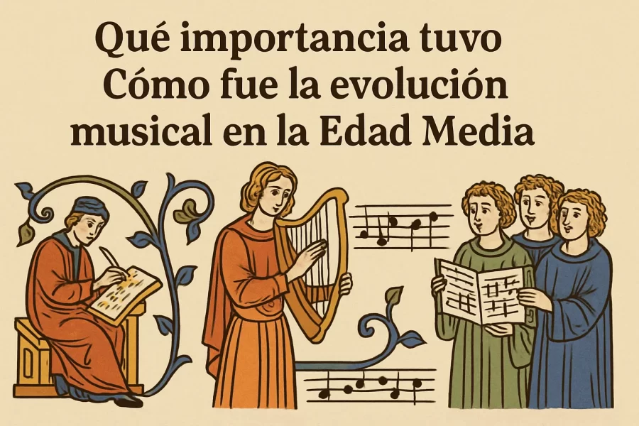qué importancia tuvo Cómo fue la evolución musical en la Edad Media