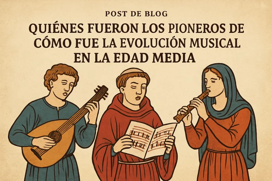 quiénes fueron los pioneros de Cómo fue la evolución musical en la Edad Media
