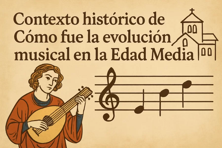 contexto histórico de Cómo fue la evolución musical en la Edad Media