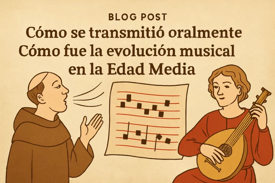 cómo se transmitió oralmente Cómo fue la evolución musical en la Edad Media