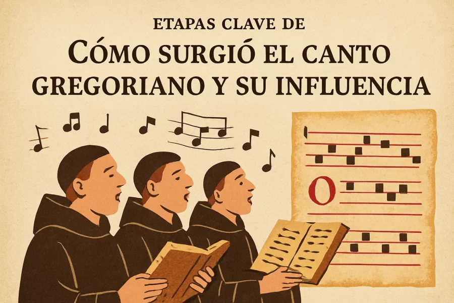 etapas clave de Cómo surgió el canto gregoriano y su influencia