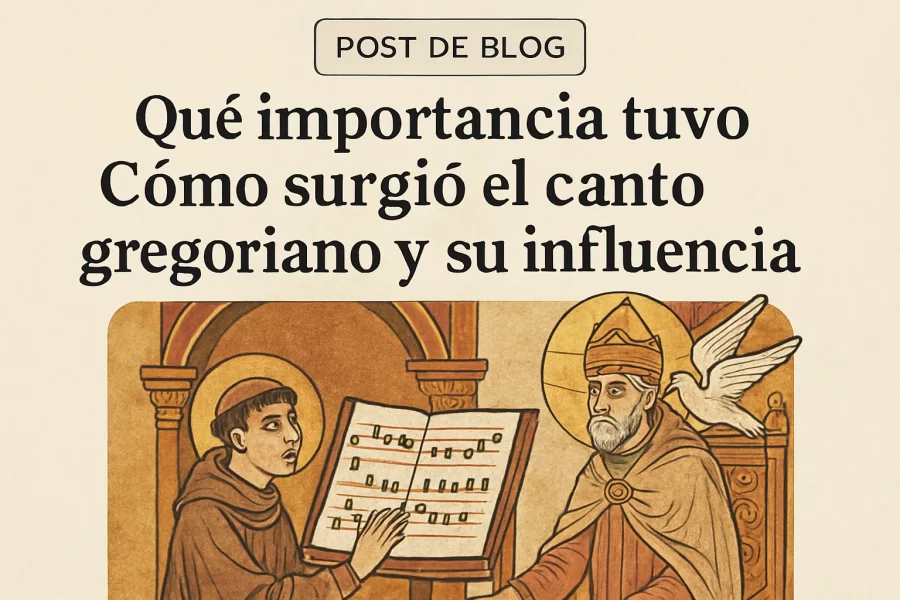 qué importancia tuvo Cómo surgió el canto gregoriano y su influencia