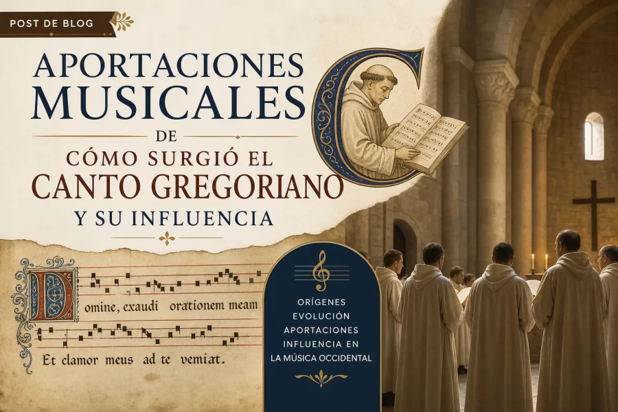 aportaciones-musicales-de-Como-surgio-el-canto-gregoriano-y-su-influencia | Slow Radio aportaciones musicales de Cómo surgió el canto gregoriano y su influencia