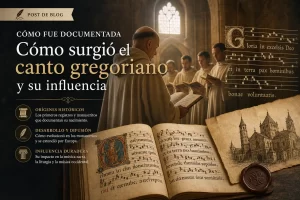 Cómo fue documentada: cómo surgió el canto gregoriano y su influencia en la música occidental
