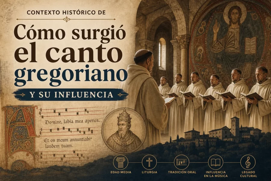 contexto histórico de Cómo surgió el canto gregoriano y su influencia